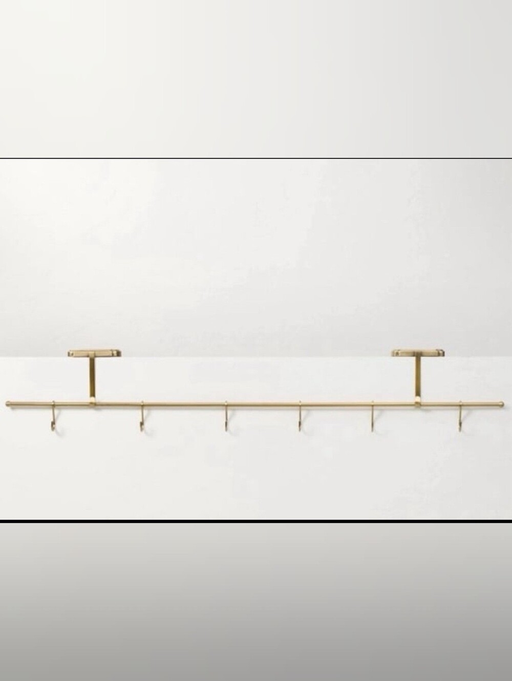 Hearth & Hand With Magnolia Brass Rail Stocking Holder